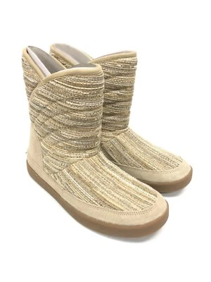 Botas tejidas boho naturales Sanuk Big Bootah para mujer 1019562 sin cordones Foto 1 de 4