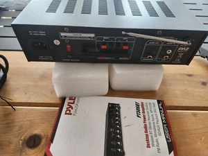 Pyle 600W Desktop Audio Power Amplifier Bluetooth Receiver System FM Radio - Picture 1 of 1