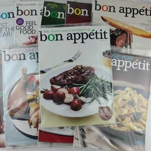10 Bon Appetit Magazines NEW 2008-2009 w/2 Best of the Year Issues Travel Issue - Imagen 1 de 11
