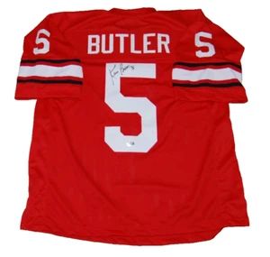 Kevin Butler signiert (GEORGIA BULLDOGS) rot Fußball Trikot BECKETT BS38365 - Bild 1 von 4