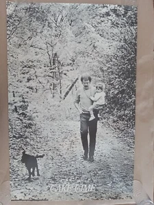 Cartel vintage Take Time padre e hijo caminar naturaleza headshop años 70 - Imagen 1 de 6