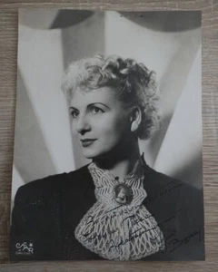 Cinema / MYNO BURNEY Autographe & Dédicace sur grande photo Circa. 1940 - Picture 1 of 3