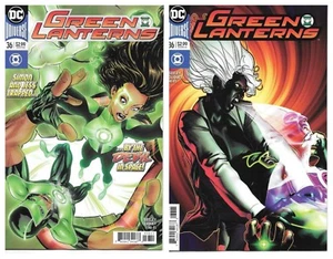 JUEGO DE LINTERNAS VERDES #36 VARIANTE REGULAR A & B (1ª impresión) DC 2018 casi nuevo- casi nuevo - Imagen 1 de 3