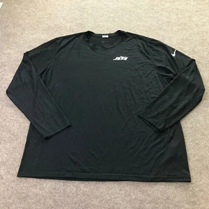 New York Jets GM Joe Douglas Team Issue Shirt Mens 3XL XXXL Dri Fit NFL Black - Picture 1 of 11