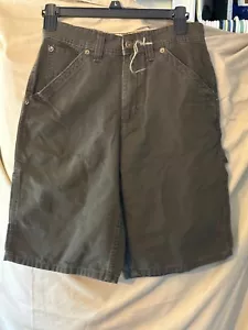 BS1--urban up BOYS brown/ DARK GREEN CARGO SHORTS SIZE 14. NEW - Picture 1 of 3