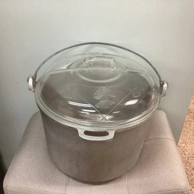 Tapa de vidrio para hervidor de agua de aluminio fundido Guardian Service Ware 6 qt Foto 1 de 4