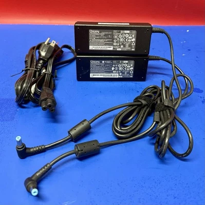 {2x} Genuine AC Power Supply Adapters Chicony A10-090P3A A090A029L 19V 4.74A - Image 1 of 3