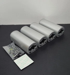 4Pcs 6063 Aluminum Alloy Tube Tools (Size: 4.5" x 1.75") With Screws - Bild 1 von 9