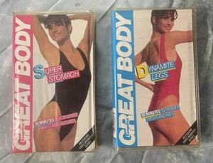 Great Body 1985 Deborah Crocker 80s VHS Workout Dynamite Legs & Super Stomachs - Picture 1 of 7