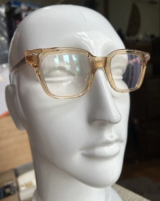 Nuevos marcos ópticos Jacques Marie Mage Clyfford Sand con lentes de demostración #396/400 Foto 1 de 4