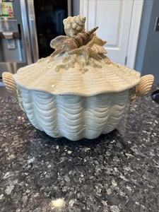 Vintage "Seascape by Fitz And Floyd" Muschel Maritim Terrine 2001 - Bild 1 von 12