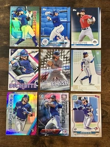 BO BICHETTE Lot of 9 RC’s! Inserts, Minors, Refractor, Prizm, ++BLUE JAYS! - Picture 1 of 2