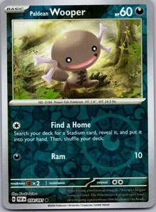 Paldean Wooper SV: Paldean Fates 058/091 Reverse Holo - Picture 1 of 2