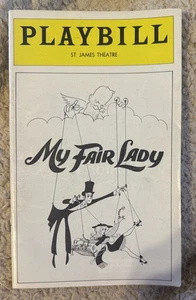 MY FAIR LADY SEPTEMBER 1976 PLAYBILL ST JAMES THEATRE LERNER & LOEWE BROADWAY - Picture 1 of 18