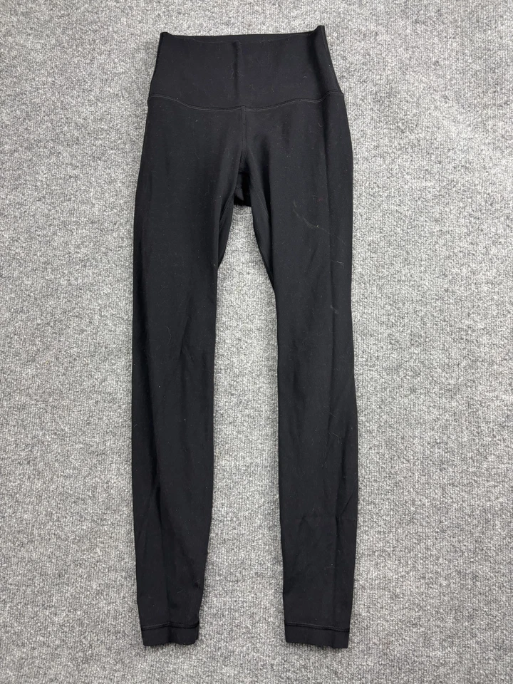 Lululemon Leggings Womens 4 Black High Rise Full Length Yoga Pants Athleisure - Image 1 of 4
