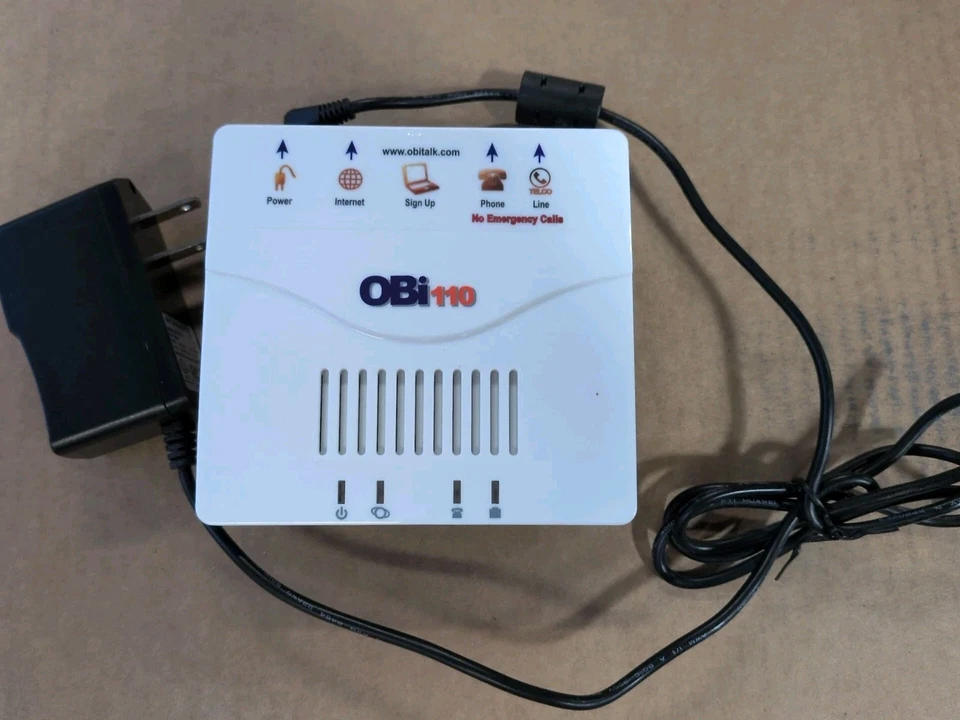 OBIHAI OBi110 VoIP Telephone Adapter And Power Cord - Image 1 of 1