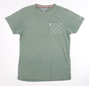 Lambretta Men's Green M Cotton Crew T-Shirt - Picture 1 of 12