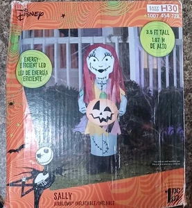 Disney Pesadilla antes de Navidad 3,5 pies Sally inflable soplado por aire Halloween nuevo - Imagen 1 de 6