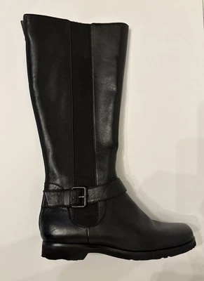 Women’s Taryn Rose Janai Black Riding Boots Size 6M - Image 1 of 4