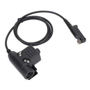 Throat Mic Headset 7.1mm Telescopic U94 PTT Earpiece For PD600 PD602 PD605 P SAL - Zdjęcie 1 z 24