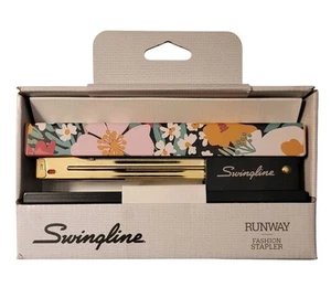 Swingline Runway Fashion Floral Stapler -Staples 20 Sheets Holds 210 Staples New - Picture 1 of 14
