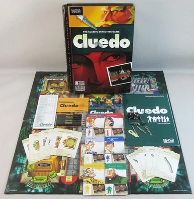 Cluedo Bookshelf Edition Marks & Spencer Version 2006  Hasbro Parker - Image 1 of 4