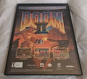 Doom II Video Game Game Boy Advance Print Ad Framed 2002 8.5X11 - Picture 1 of 1