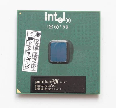 Socket 370 CPU - Intel Pentium III 600 - 600MHz - SL3VB - Coppermine - TESTED - Image 1 of 2