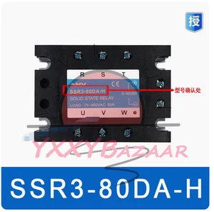 1PC NEW ANV three-phase solid state relay SSR3-80DA-H 480V #LL - Picture 1 of 2