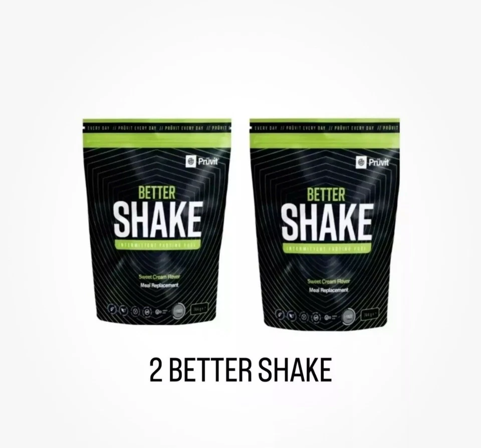 Better Shake Pruvit origina Pasto Sostitutivo VI SHAPE 2 BUSTE Da 744Gr Cadauna - Immagine 1 di 1