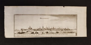 DENDERMONDE BELGIUM BELGIO VIEW BY MERIAN - Foto 1 di 1