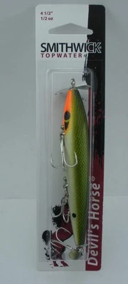 Smithwick AF290 4-1/2" 1/2 OZ Caballo Diablo Negro Espalda Verde Oscuro Lados Foto 1 de 4