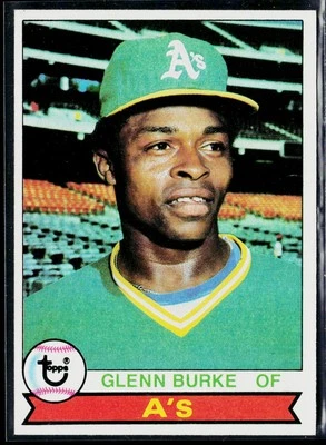 1979 Topps #163 Glenn Burke Oakland Athletics - Image 1 of 2