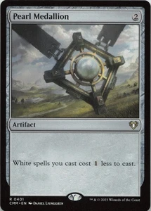 Pearl Medallion R Commander Masters 401 casi nuevo MTG - Imagen 1 de 1