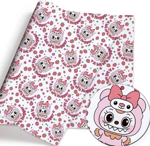 Labubu Bambola Giocattolo Bambini Personaggio PolyCotton Tessuto Mezza Iarda (18” x 55”) - Foto 1 di 1