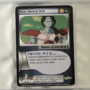 DBZ TCG Blue Mental Drill VTG 2000 Zarbon 2 Of 5 Non-Combat Dragon Ball Z CCG LP - Picture 1 of 2