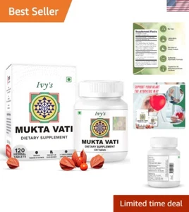 Ayurvedic Mukta Vati Herbal Tablets - 100% Natural Relief for Stress & Vitality - Picture 1 of 11