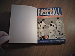 1957 SPORTING NEWS OFFICIAL BASEBALL GUIDE RED HARD COVER BOUND NEW YORK YANKEES - Picture 1 of 20