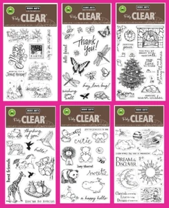 HERO ARTS From The Vault Poly Clear Stamps - 4" x 6" Holidays Beach Animal Words - Picture 1 of 7