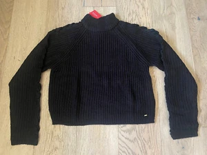 Guess Brenda Raglan Pullover Größe Large schwarz - Bild 1 von 2