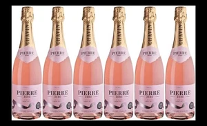 PIERRE Zero De-alcoholised Sparkling Rose Wine 3x75cl or 6x75cl or 12x75cl - Picture 1 of 7
