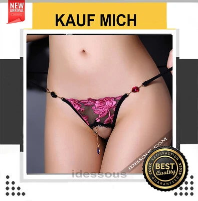 Mini String Tanga Deluxe Slip sexy Panty Schmuck Reizwäsche XS S M L LA FERANI