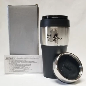 LOWELL DEVILS 12 OZ STAINLESS STEEL HOT/COLD TRAVEL MUG, BRAND NEW - Picture 1 of 6