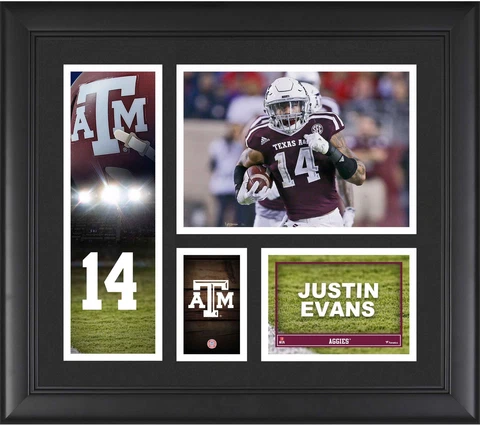 Justin Evans Texas A&M Aggies Framed 15x17 Player Collage - Fanatics Cover