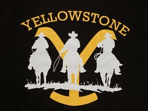 Camiseta Paramount Yellowstone Para Hombre Negra Talla XL Logo Gráfico Pesado Nueva Sin Etiquetas - Imagen 1 de 3