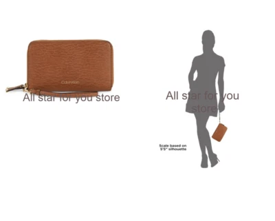 Cartera sin asas Calvin Klein con cremallera alrededor Foto 1 de 4