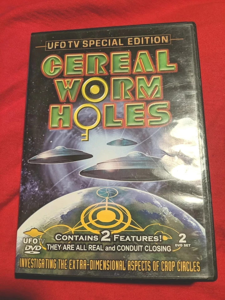 CEREAL WORM HOLES -  UFO - ALIEN-2 DVD SET - 2005 - UFO TV SPECIAL - Image 1 of 4