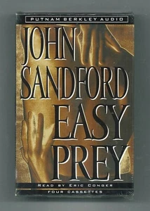 SEALED NEW AudioBook: EASY PREY, John Sandford 4 Cassettes 6 hrs 2000 Crime NOS - Imagen 1 de 4