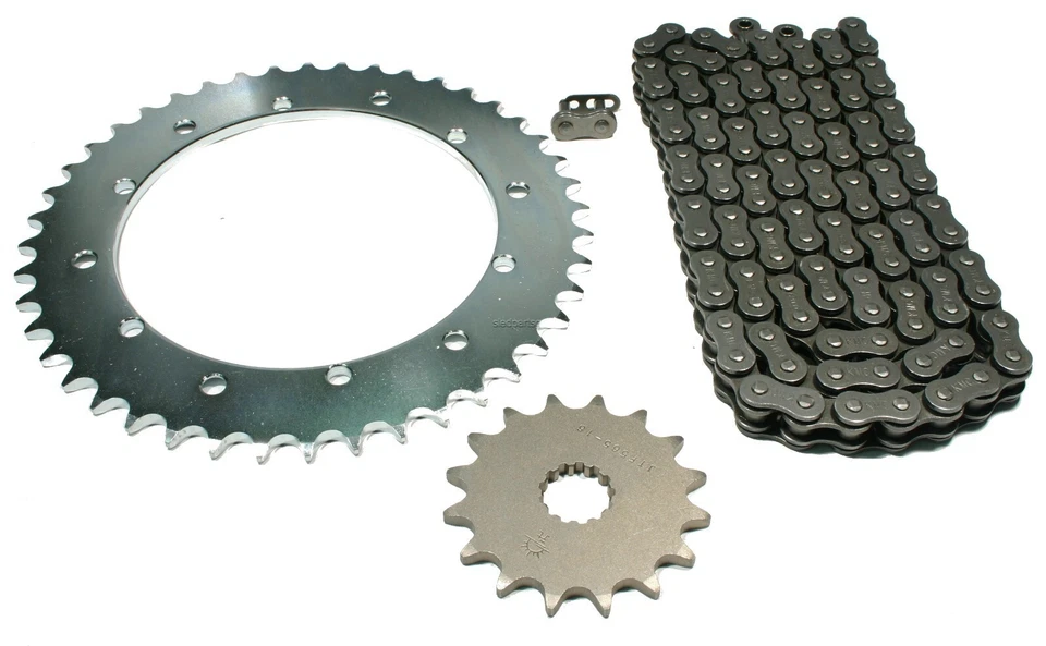 Yamaha XT500, 1977 1978 1979 1980, O-ring Chain and Sprocket Set - XT 500  - Image 1 of 1