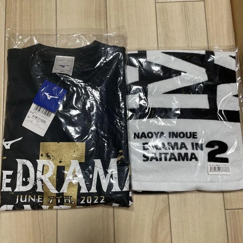 Naoya Inoue VS Nonito Supporter's Association T-shirt size L＆towel Cover